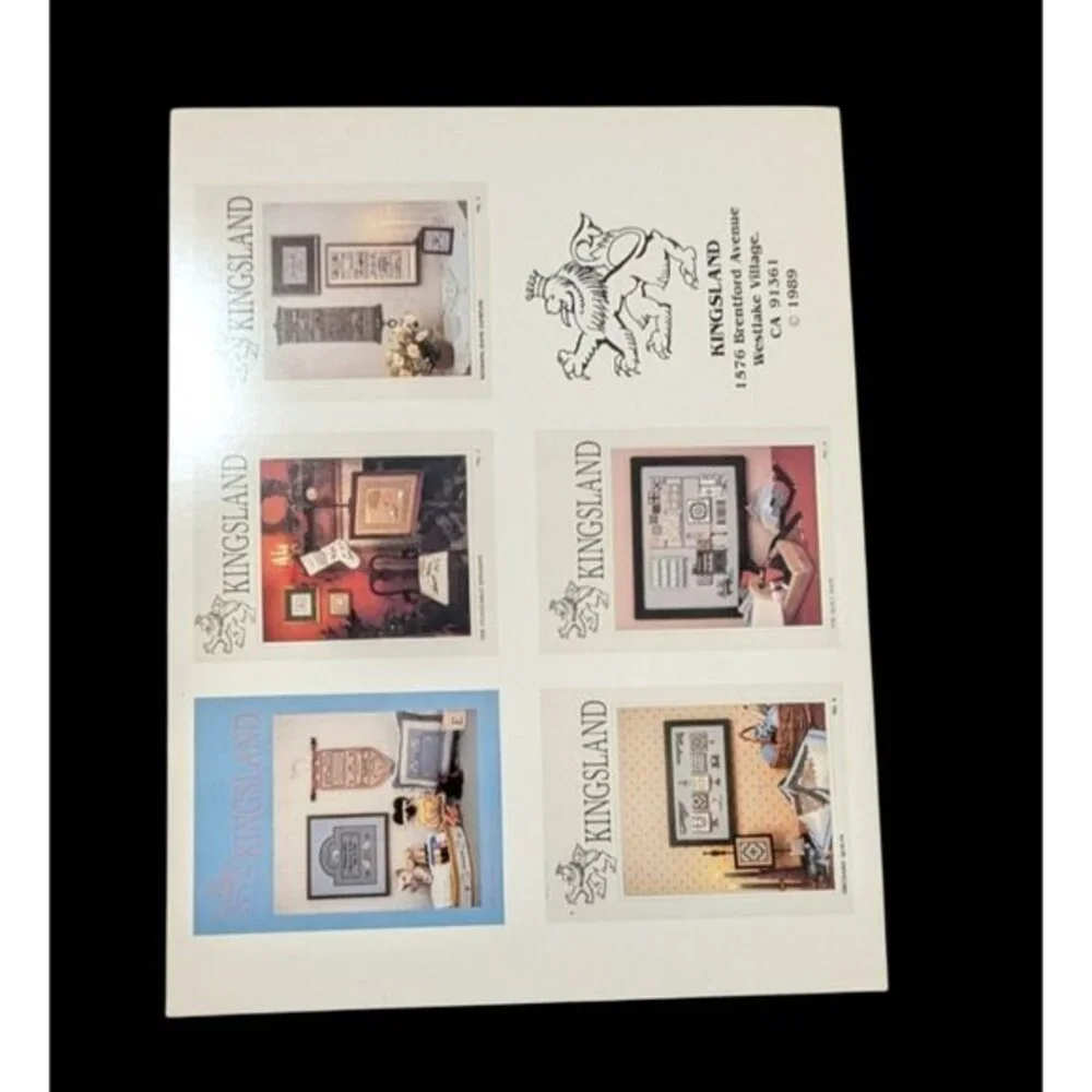 Kingsland Morning Star No 6 Cross‎ Stitch Pattern Vintage 1989 Sampler Chart